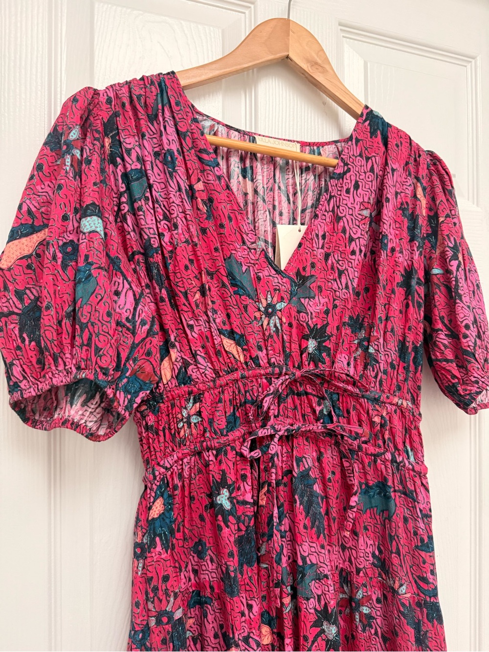 Ulla Johnson Snapdragon Thelma Midi Dress Pink Size 6 *NWT* - Picture 3 of 7